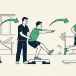 Rehabilitationstraining mit Unterstützung