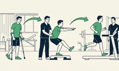 Rehabilitationstraining mit Unterstützung