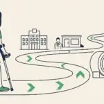 Der Weg vom Kreuzbandriss zur gesicherten Diagnose als Reise über Krankenhaus, Orthopäde und MRT bis zum Ziel